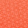 Stretch badstof - Oranje met bloem 