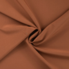 Broekstof bertha - effen kastanjebruin