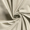 coupon 170/Jersey - Mini stripes olijfgroen