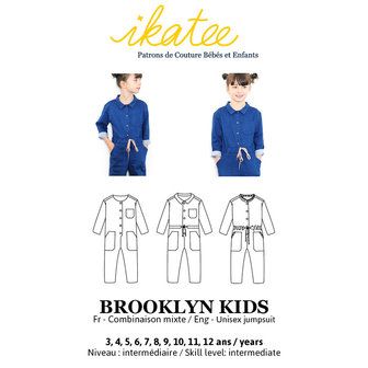 ikatee brooklyn kids patterns patron patroon online combinaison mixte unisex jumpsuit