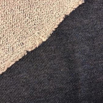 Sweaterstof - Blauwgrijs met subtiele glitter