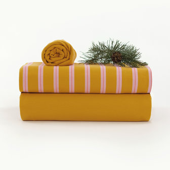 French terry - playtime harvest gold