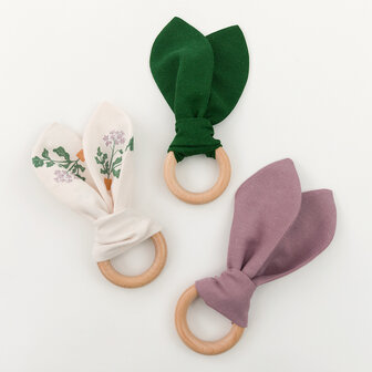 Linnen viscose - Playtime Toadstool purple