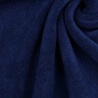 Badstof stretch - marineblauw 19