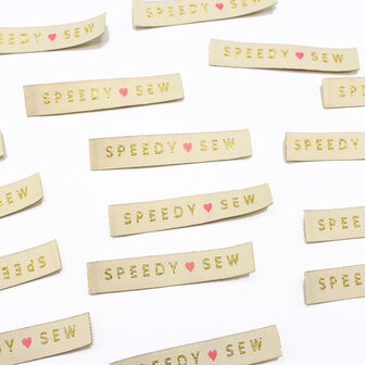 Label - Speedy sew ( 8 stuks)