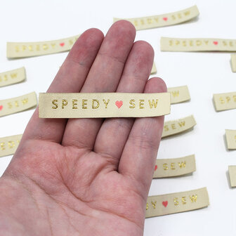 Label - Speedy sew ( 8 stuks)