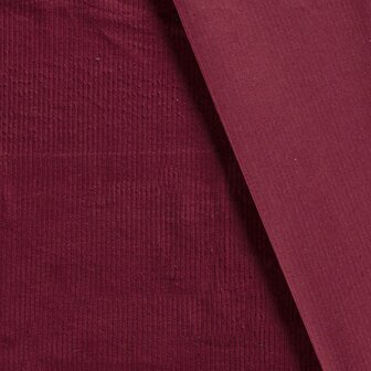 Corduroy stretch - Ribbel breed bordeaux