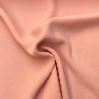 Polyester - Crepe zalmroze