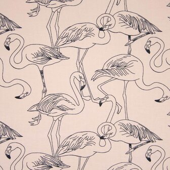 Jersey - Flamingo op zachtkoraal