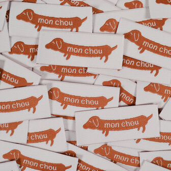 Label - Mon chou ik (5 stuks)