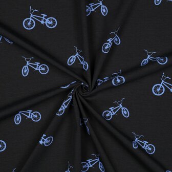 Jersey - Bmx fietsen op zwart