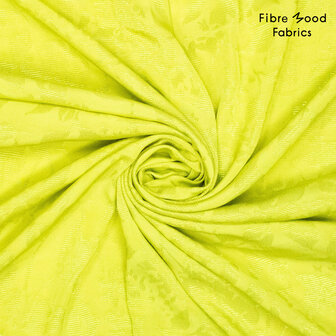 Viscose - Ildri flowers limoen fibremood