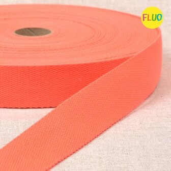 Tassenband 30mm - fluo oranje 204