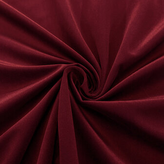 Velvet deco - Donkerbordeaux