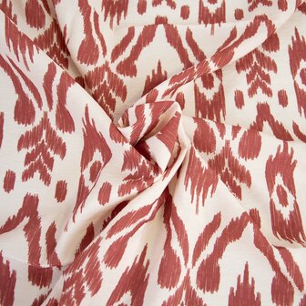 Viscose - Batik roest katia