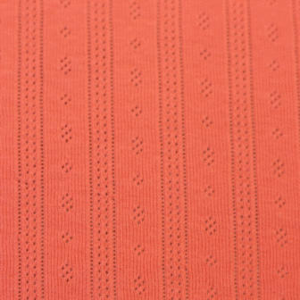 Tricot - Pointoille streep oranje