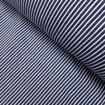 Jeans - Strepen donkerdenimblauw 60