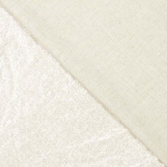 Viscose linnen - Folie zilver