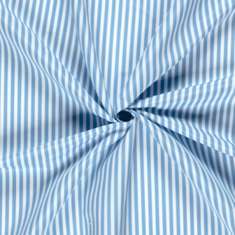 Zwemshortstof - Strepen blauw wit