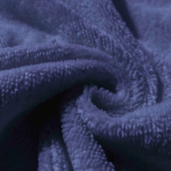 Bamboobadstof velvet- Donkerblauw