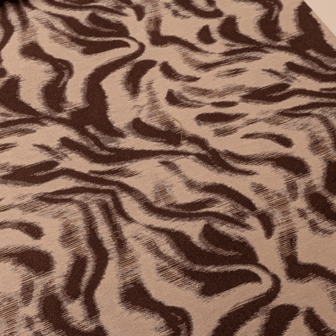 Jacquard - Leopard Bruin beige FI