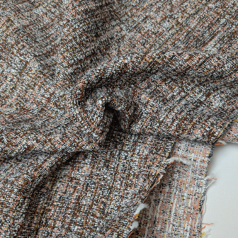 Coupon 200 - Jacquard Bruin zalmroze FI