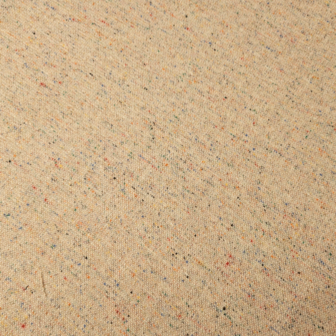 Coupon 300 - Wol beige met multicolor spot FI