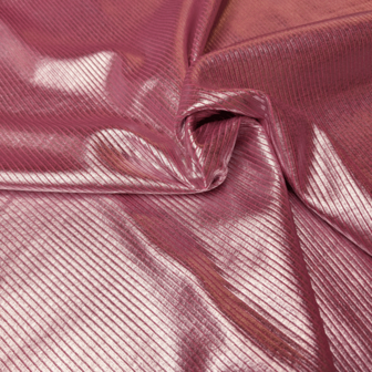 Ribjersey - Glans roze FI