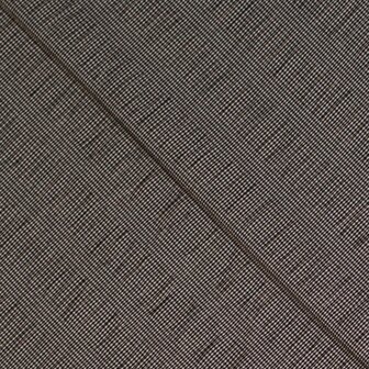 Coupon 115 / Seersucker - Elastisch carreaux zwart