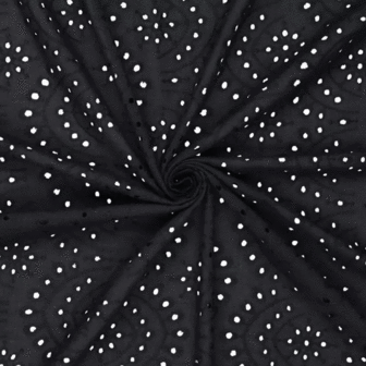 Coupon 75 / Broderie -  brigitte zwart