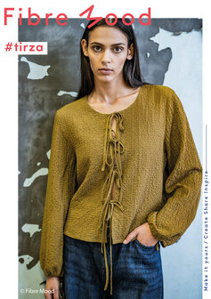 Coupon 105 / Katoen - Bubble elektra olive fibremood
