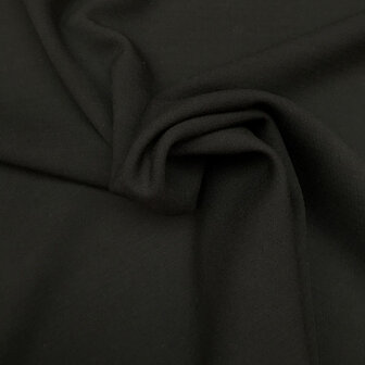 Coupon 135/ Crepe - Italiaans zwart 816