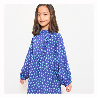 Coupon 260 / Viscose - Blue birds Maan