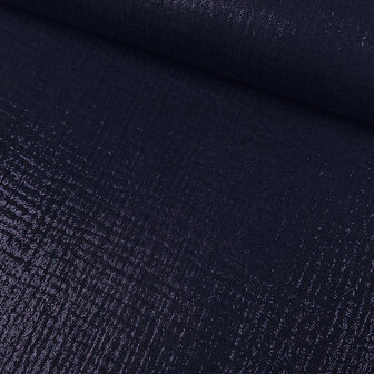 coupon 145/Tetradoek - Donkerblauw met blauwe glitter