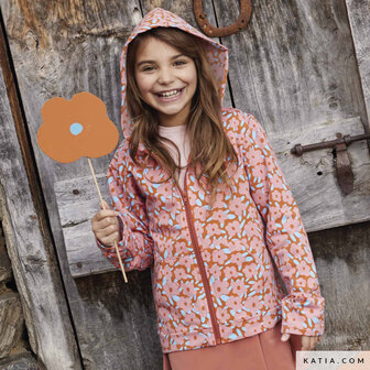 Sweater - Droombloemen op terracotta