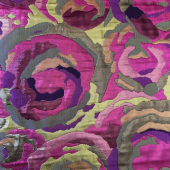 Jacquard - Glitter rozen limoen roze