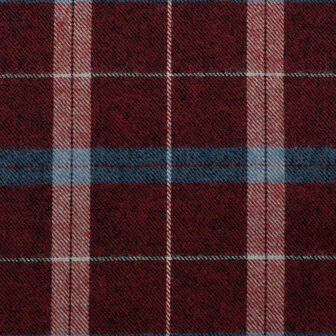 Flanel - Wood check bordeaux
