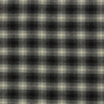 Flanel - Wood check grey