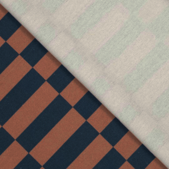 Canvas  - rectangle roest marine