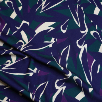 Viscose - Vega leaves darkgreen