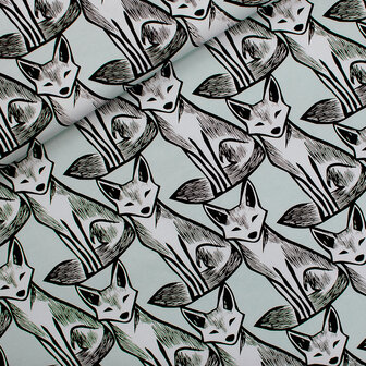 French terry - Playtime renard nouveau