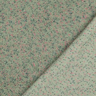 Teddy - Spikkel groen roze