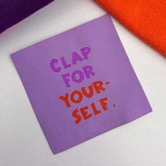 Label - Clap for yourself (5 stuks)