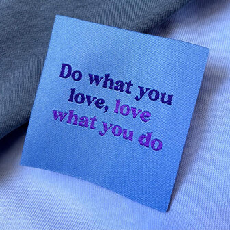 Label - Do what you love (5 stuks)