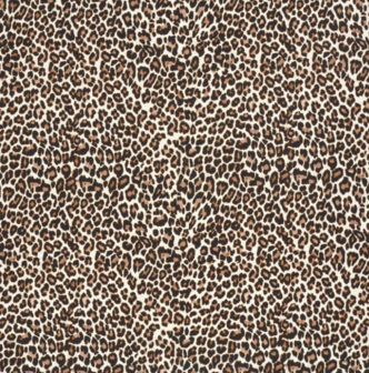 French terry - Leopard beige tint