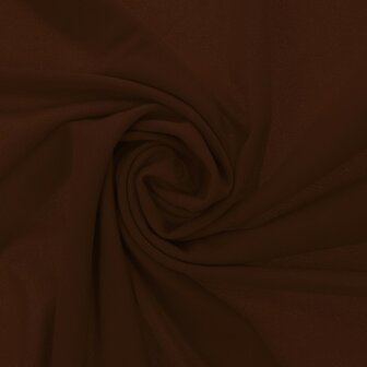 Crepe scuba - Donkerbruin