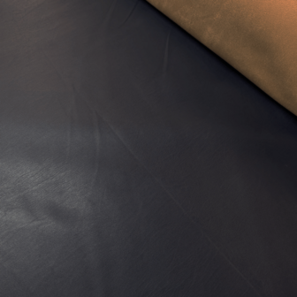 Vegan leder soepel- Nachtblauw fi