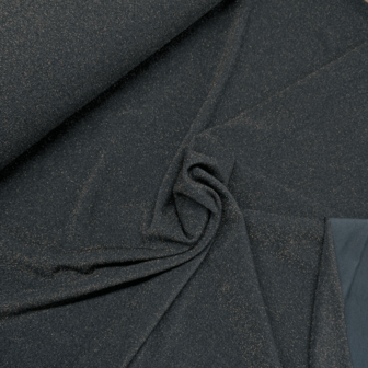 Coupon 200 - Glitterjersey - Honduras donkerpetrol fi