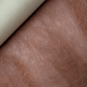 Vegan leder - Warmbruin structuur fi