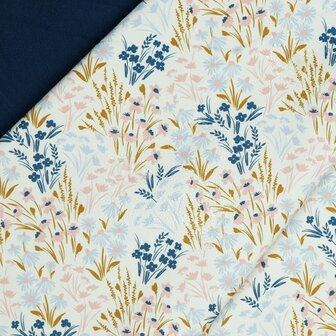 coupon 145 / Softshell - Pastel bloem om ter mooist